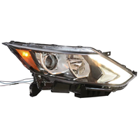 Kit de phares avant pour voiture, version américaine, réflecteur ambre, OE 26025-DF30A 26075-DF30A, lampe avant pour Nissan Qashqai 2015, projecteur auto
