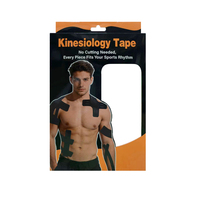 Bande de kinésiologie prédécoupée pour le soutien du tendon d'Achille, patch musculaire élastique imperméable, 10 pièces/boîte
