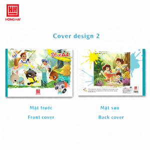 สมุดโน้ต HONGHA A3 แบบถอดได้ ปกกระดาษ 100 แกรม สำหรับวาดภาพ - Product Image 1
