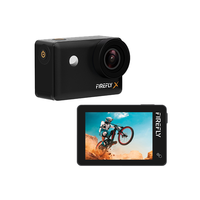 Accessoire professionnel Mini 4K WiFi sans fil Dash Cam avant arrière avec écran tactile petite caméra de sport d'action