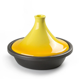 Cocotte hollandaise classique colorée <span class=keywords><strong>en</strong></span> <span class=keywords><strong>fonte</strong></span> <span class=keywords><strong>émaillée</strong></span> avec couvercle conique <span class=keywords><strong>en</strong></span> céramique - Product Image 4