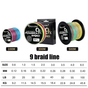 Línea de Pesca Trenzada de PE 9X Resistente, 100m 300m 500m, para Pesca en Mar, Arroyo, Lago y Río, Venta al Por Mayor - Product Image 2