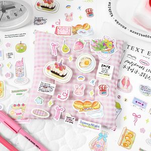 PaperMore autocollants <span class=keywords><strong>Codes</strong></span> romantiques petits <span class=keywords><strong>mots</strong></span> de dessert frais plaine beau compte coque de téléphone autocollants décoratifs - Product Image 5