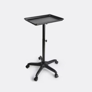 Chariot de rangement pour outils de coiffure avec porte-outils, plateau à coloration capillaire roulant pour salon, chariot portable sur roulettes - Product Image 4