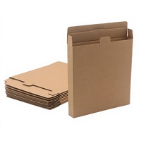 Boîte en carton pour livraison de livres, extra résistante, en carton ondulé 3 plis, haute densité, à double fond, avec système de verrouillage inversé, pour l'Amérique du Nord