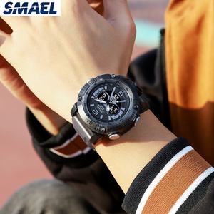 Reloj de Pulsera Deportivo Smael 8058 para Hombre, Popular, Resistente a Impactos, con Doble Pantalla, Analógico y Digital, de Cuarzo - Product Image 6