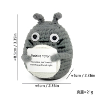 Cadeau de Thanksgiving : Lapin en Crochet Fait Main Écologique, Mignon et Amusant, pour un Soutien Émotionnel et Inspirant