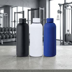 500ml Stainless Steel Modern Eco-Friendly Reusable Matte <b>Water</b> <b>Bottle</b> with Heat Preservation for Travel Office Gym - Product Image 1