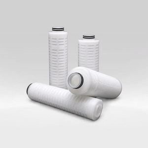 Cartouche filtrante plissée en nylon 66 haute résistance, 20 pouces, avec capuchon d'extrémité DOE, pour applications générales de filtration de liquides - Product Image 1