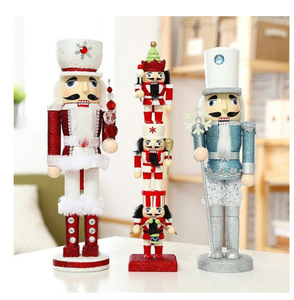 Bán Buôn Bằng Gỗ Giáng Sinh Trang Trí Tùy Chỉnh 12 Inches Solider <span class=keywords><strong>Nutcracker</strong></span> Cho Món Quà Giáng Sinh - Product Image 5