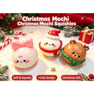 Nouveau jouet à presser de Noël, jouet sensoriel doux et moelleux à remontée lente, cadeau mignon pour les fêtes de fin d'année pour enfants - Product Image 3