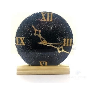 Reloj de orgón de turmalina negra con figurita de Feng Shui, hermosa artesanía india para la buena suerte, el flujo de energía y la protección espiritual - Product Image 3