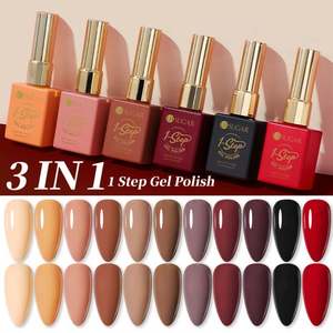Esmalte de Uñas en Gel UV de Larga Duración OEM, 3 en 1, Capa Base y Capa Superior, Libre de TPO y HEMA, Esmalte de Uñas en Gel para Uso en Salón - Product Image 3