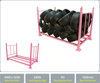 TER Étagère de stockage de pneus personnalisée, réglable, multi-niveaux, mobile, détachable, en acier robuste, pour chariots, palettes, voitures, camions, motos