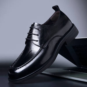 Chaussures d'été carrées en cuir véritable pour hommes, de luxe, de créateur, grande taille, respirantes, antidérapantes, légères, à lacets, collection 2025 - Product Image 5