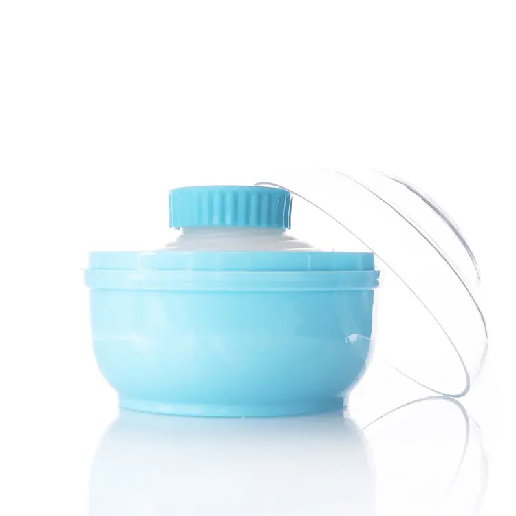 Boîte en PP pour la protection des bébés, sans BPA, Portable, boîte de poudre bouffante, éponge, étui pour nourrissons, soins pour nourrissons