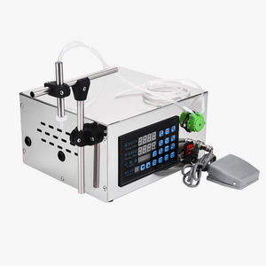 GFK580 Single Nozzle Semi-Automatic Pedal Control Peristaltic <b>Pump</b> Drive Desktop Filling Machine Liquid Filling Machine - Product Image 4