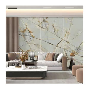 Piastrella in Pietra Sinterizzata Lucida Industriale Effetto Roma 1200*2400*9 per Pareti di <span class=keywords><strong>Cucina</strong></span> e Soggiorno e <span class=keywords><strong>Tavolo</strong></span> Rettangolare - Product Image 1