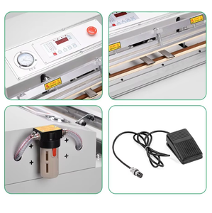 <span class=keywords><strong>Machine</strong></span> <span class=keywords><strong>sous</strong></span> <span class=keywords><strong>vide</strong></span> <span class=keywords><strong>alimentaire</strong></span> externe semi-automatique 800BES avec grande pompe électrique en acier inoxydable pour emballage rétractable de sacs en plastique/papier, certifiée CE - Product Image 4