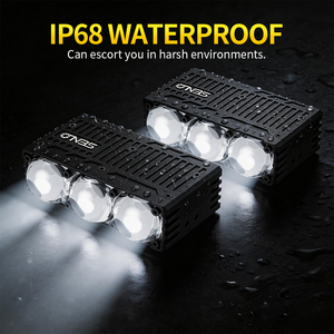 SENLO <span class=keywords><strong>P3</strong></span> Nuova Luce LED Fuoristrada ad Alta Potenza 6000K 190W 19000LM Spot Driving IP68 Impermeabile per 4x4 SUV ATV Camion - Product Image 5