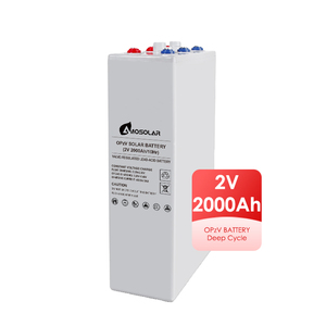 Amosolar opzv 2 Volts 100Ah 200AH 250AH 300ah AGM chu kỳ sâu Pin cộng với chu kỳ sâu pin năng lượng mặt trời Pin - Product Image 3