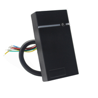 Lector de tarjetas inteligentes RFID IC 13.56MHz HF a prueba de agua IP65 con salida Wiegand 26 34 para sistema de control de acceso CE