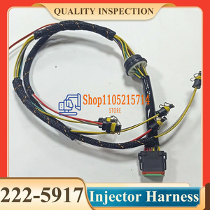 Arnés de cableado para inyector de combustible de excavadora C7, modelos 325D 329D, referencia 222-5917 2225917 - Product Image 4