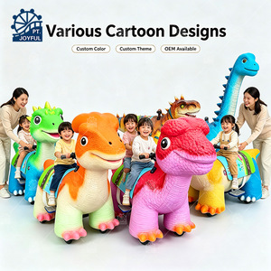 Coche eléctrico de dinosaurio para niños, equipo de entretenimiento animatrónico para parques temáticos - Product Image 1