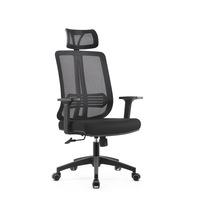 Appui-tête moderne en maille de haute qualité réglable Design ergonomique de luxe Vente en gros de chaise élévatrice pivotante en mousse Chaise de bureau pour ordinateurs