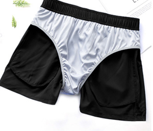 Shorts décontractés surdimensionnés 4 points pour hommes – Idéaux pour la course et l'entraînement – Séchage rapide – Stimulez votre passion sportive - Product Image 4