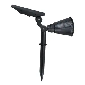 4W LED <b>Solar</b> Garden Stake <b>Lamp</b> With Warm White Light, RGB Multicolor Option, IP65 Waterproof, PC Material, 33cm Height, <b>Solar</b> Po - Product Image 3