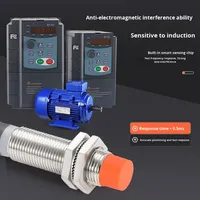 Luoge M12 Interruptor de sensor de proximidad magnético de metal Salida PNP NPN 24V Reemplazo certificado CE para productos importados