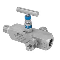 Vanne de régulation 316SS en acier au carbone à commande manuelle par levier, haute température, pour systèmes de mesure industriels d'huile, de gaz et de produits chimiques, 6000 Psig