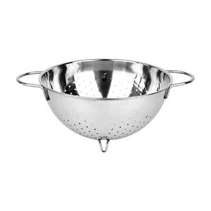 Accessoires pour la maison Gadgets Logo personnalisé Passoire à légumes perforée extra large ronde en acier inoxydable Passoires de cuisine - Product Image 4