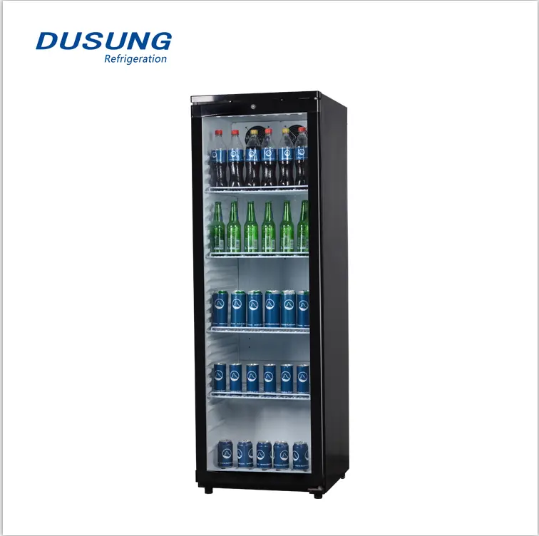 Display Fridge Upright Refrigerator New Style Single Glass Commercial Beverage Cooler Air Cooler Freezer