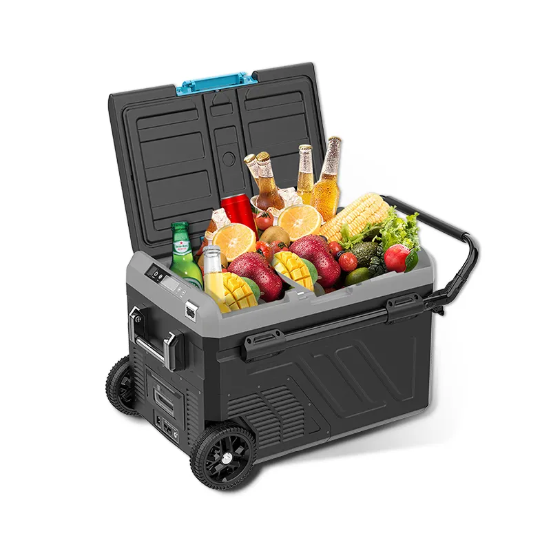 Durable Vehicle Car Fridge 35L 40L Portable Mini Refrigerators Car Freezers 12V 24V Fridge DC Compressor Refrigeration