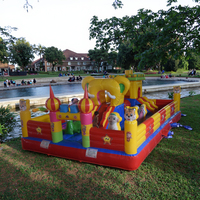 Château gonflable géant à l'effigie d'un tigre, best-seller, avec toboggan, respectueux de l'environnement, équipement de terrain de jeu extérieur pour enfants