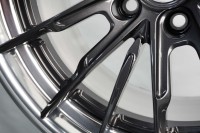 Jantes forgées Deep Dish personnalisées Dragon à bords polis T6061 18 19 20 21 22 pouces CF4 2 pièces 5x114.3 5x110 5x120 pour BMW Audi