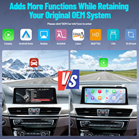 Pantalla Táctil Multimedia HD de 10.25 Pulgadas con CarPlay Inalámbrico y Android Auto para BMW X1 F48 2016-2017 Sistema NBT, Navegación para Automóvil, Pantalla Estéreo