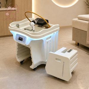 Bassin de lavage de tête <span class=keywords><strong>portable</strong></span> 30L sans plomberie pour spa japonais avec circulation d'eau - Product Image 4
