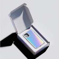 Caja Plegable Ecológica Personalizada con Laminado Mate y Recubrimiento UV para Electrónicos y Fundas de Celulares