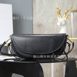 Sac à main, épaule et bandoulière en cuir de mouton de qualité supérieure, modèle croissant, en acier massif, <span class=keywords><strong>original</strong></span> d'usine, pour femme, collection 2026 - Product Image 3