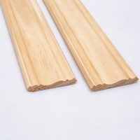 Moulures en bois massif écologiques pour plafonds décoratifs de salon, corniches et moulures de couronne