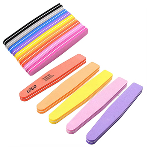 Logo personnalisé professionnel <span class=keywords><strong>100</strong></span>/<span class=keywords><strong>180</strong></span> EVAN <span class=keywords><strong>lime</strong></span> à ongles papier de verre coloré à la chaux avec Logo privé pour une <span class=keywords><strong>utilisation</strong></span> en salon outil de ponçage de beauté - Product Image 1