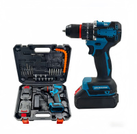Kit de perceuse sans fil tout-en-un avec batterie rechargeable, nouvelle perceuse à percussion sans fil portable 20V et ensemble de tournevis électrique