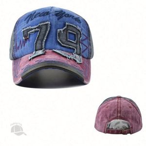 Personality Vintage <b>Men</b> Wash to Do Old Embroidery Outdoor Women Travel Sun Protection <b>Baseball</b> <b>Cap</b> - Product Image 3