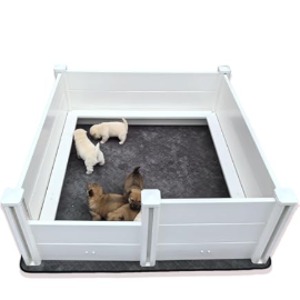 Valla para Perros al Aire Libre, Caja de Parto para Perros, Caja de Parto para Cachorros, Mantas de Parto para Perros - Product Image 6