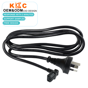 AU IEC C13 <b>Power</b> Cord, Australian 3 Pin Plug to 90 Degree C13 Female, AC Mains <b>Cable</b> for Household Equipment, Safe Connection - Product Image 1