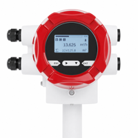 Débitmètre électromagnétique intelligent DN25-DN300 avec sortie 4-20mA HART RS485 Modbus, débitmètre d'eau magnétique à bride LDG-SUP-A100