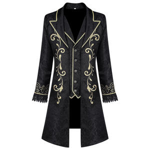 Chaqueta Steampunk Vintage para Hombre, Abrigo Gótico Victoriano, Esmoquin, Frac de Caballero, Disfraces Medievales - Product Image 2